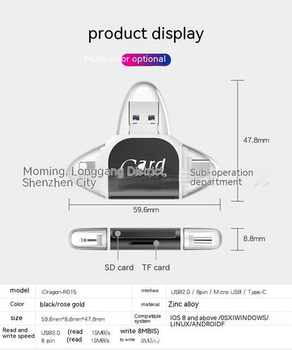 Universal Smartphone Micro SD Reader